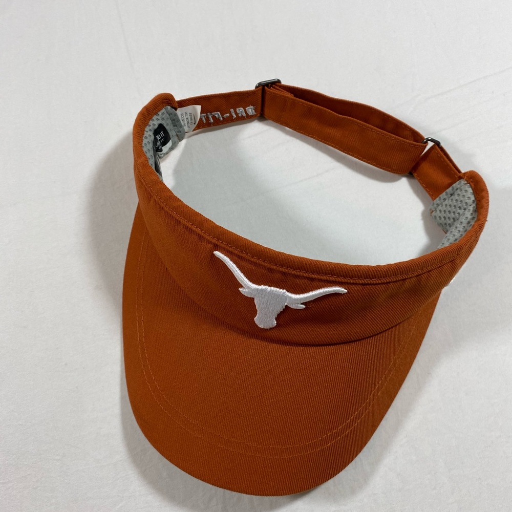 Nike Longhorns UT Visor Hat just do it Nike Orange Longhorn on Front Visor
